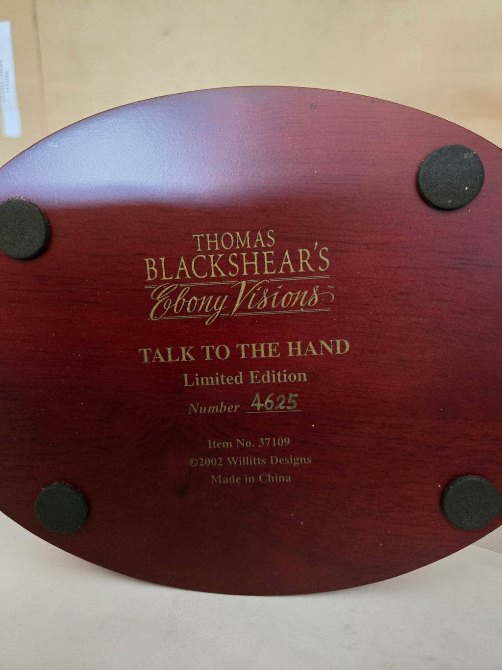 Talk to the Hand - Thomas Blackshere